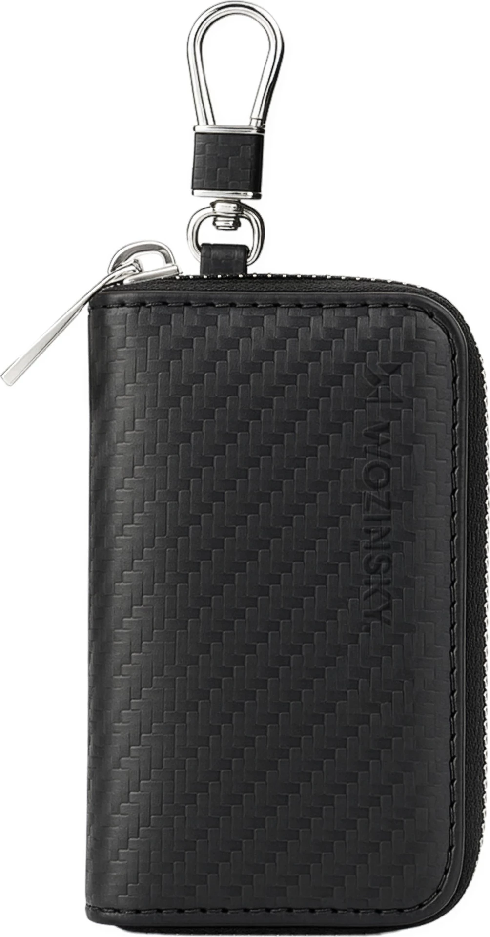 Këllëf Faraday për çelës veture Wozinsky WBS-20, bllokim RFID, 1.8 x 8.6 x 4.5 cm, i zi