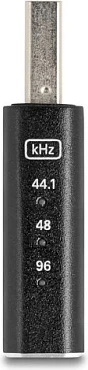 Adapter audio USB DAC DeLOCK 68001, USB-A në 3.5mm 4-pin, 24-bit/96kHz, i zi