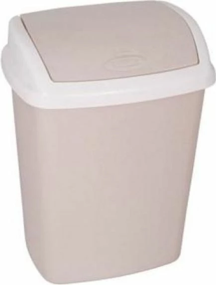 Kosh mbeturinash Curver Dominik 25L me kapak swing, krem