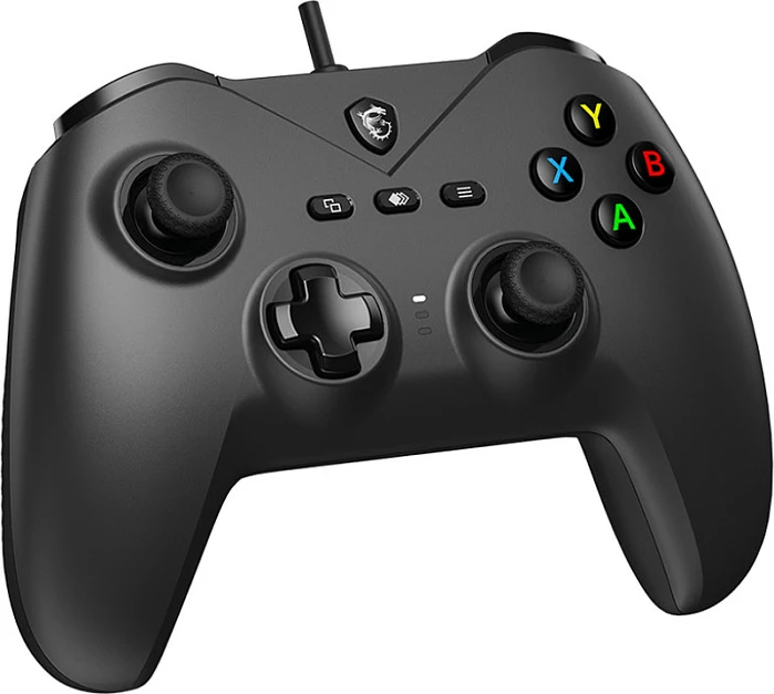 Kontroller lojërash MSI Force GC200, USB me kabllo 2 m, për PC/Android, Zi