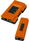 Adapter Synergy21 S215280, RJ-45 në USB-B, 9 V, portokalli/zi