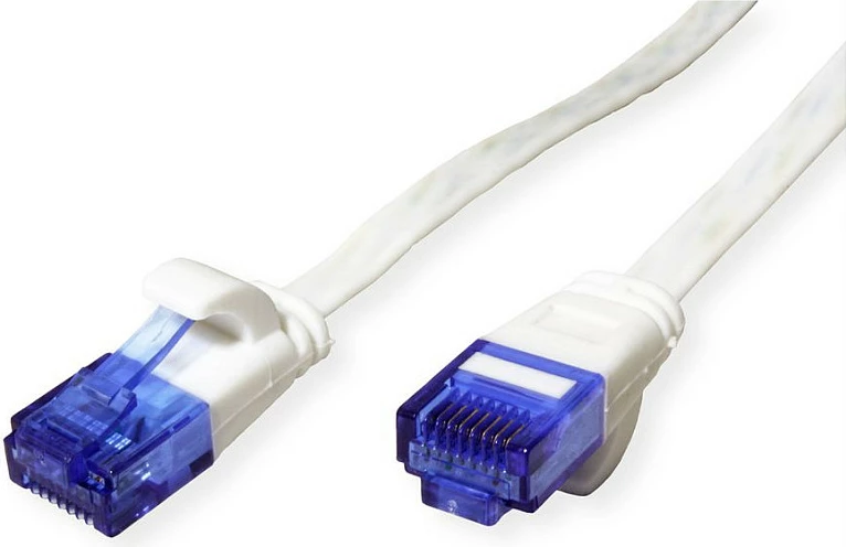 Kabllo rrjeti VALUE Patchkabel Cat6A UTP, e sheshtë, 3 m, e bardhë