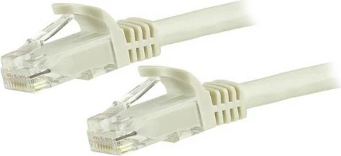 Kabllo Ethernet StarTech N6PATC3MWH, Cat6, 3 m, Gigabit, PoE, e bardhë