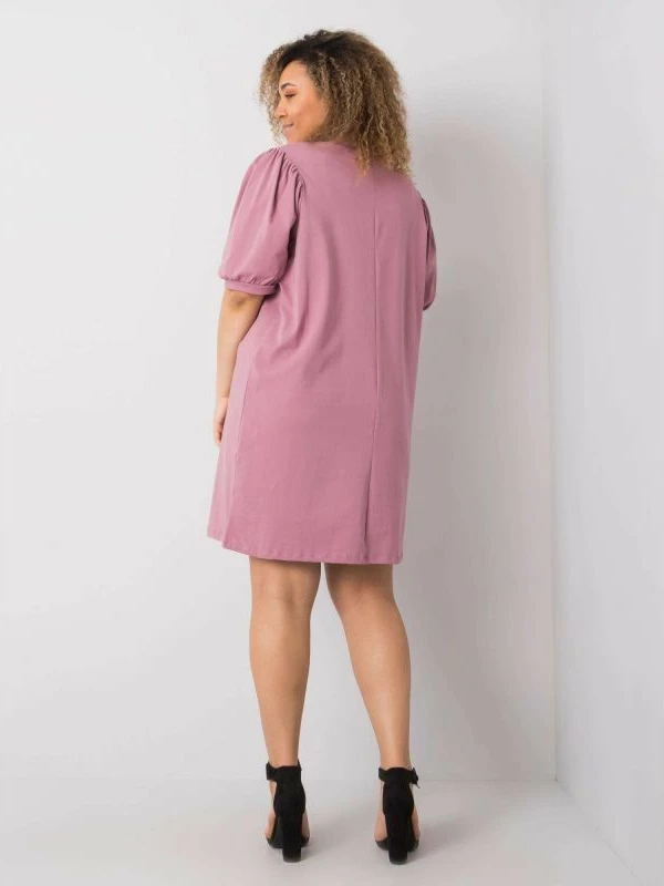 Fustan pambuku për femra BASIC FEEL GOOD, dusty pink [Madhësia: XL]