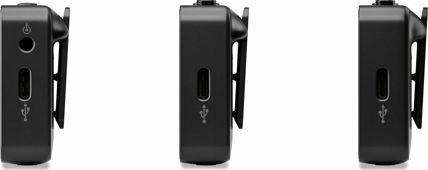 Sistem mikrofonik wireless Rode Wireless GO III WIGOGEN3 2-kanal, 32-bit float, 32GB, USB-C/3.5mm, e zezë, set 3 copë