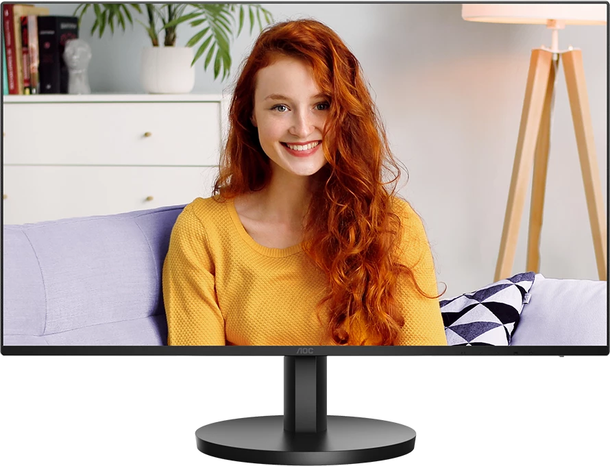 Monitor AOC 24B3CA2 23.8\" IPS FHD 1920x1080 100Hz 1ms USB-C 65W me altoparlantë dhe USB hub