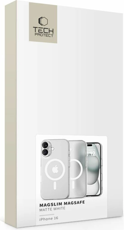 Mbështjellës Tech-Protect MagSlim MagSafe për iPhone 16, i zi