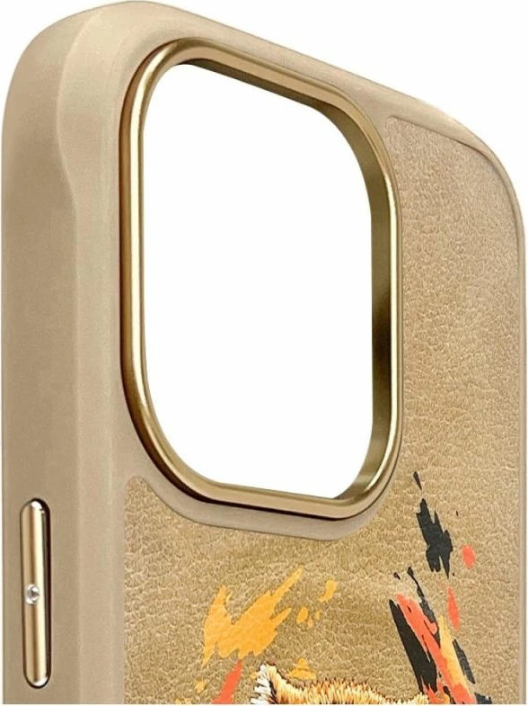 Kapak MagSafe Nimmy Tiger për iPhone 16 Pro Max, kafe