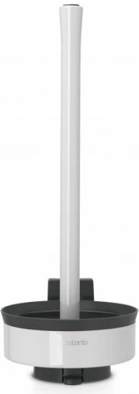 Mbajtës letre toaleti Brabantia Profile 3 role, çelik inox, 38.3×14×15.5 cm, i bardhë