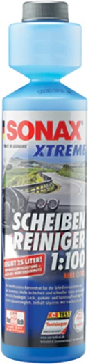 SONAX XTREME Ujë për Xhama Koncentrat 1:100 250ml