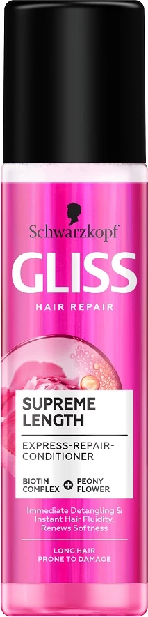 Kondicioner pa shpëlarje për femra Gliss Supreme Length Express-Repair, 200ml