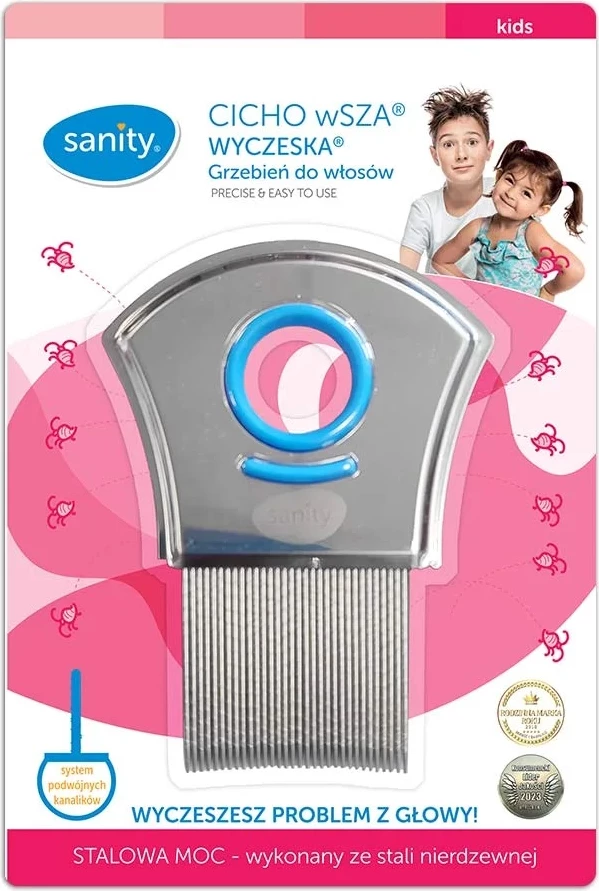 Krehër për morra Sanity CICHO wSZA WYCZESKA për fëmijë argjend, 1 copë