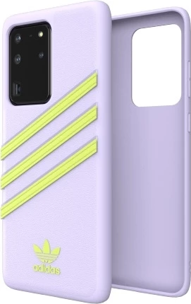 Mbështjellës Adidas OR Moulded Case për Samsung Galaxy S20 Ultra, vjollcë