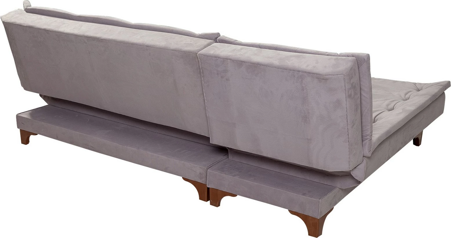 Kënd-sofa shtrat Atelier del Sofa, kënd majtas, ngjyrë gri