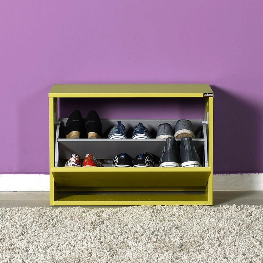 Dollap për këpuca Hanah Home, Shc-110-Yy-1, ngjyrë e gjelbër