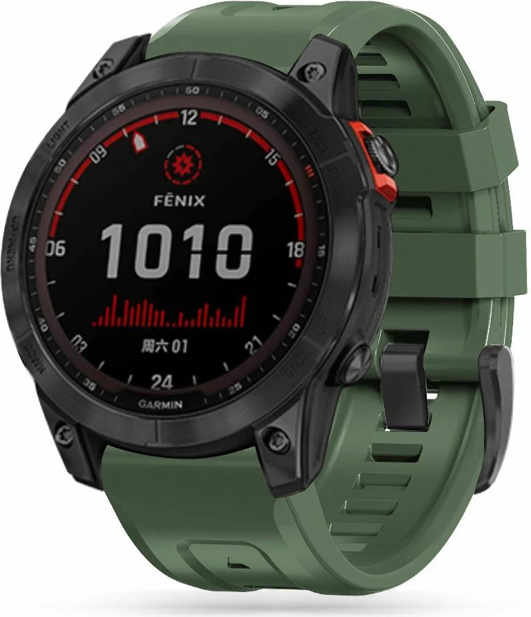 Rrip sportiv Tech-Protect IconBand për Garmin Fenix 3/5X/3HR/5X Plus/6X/6X Pro/7X, e gjelbër e errët