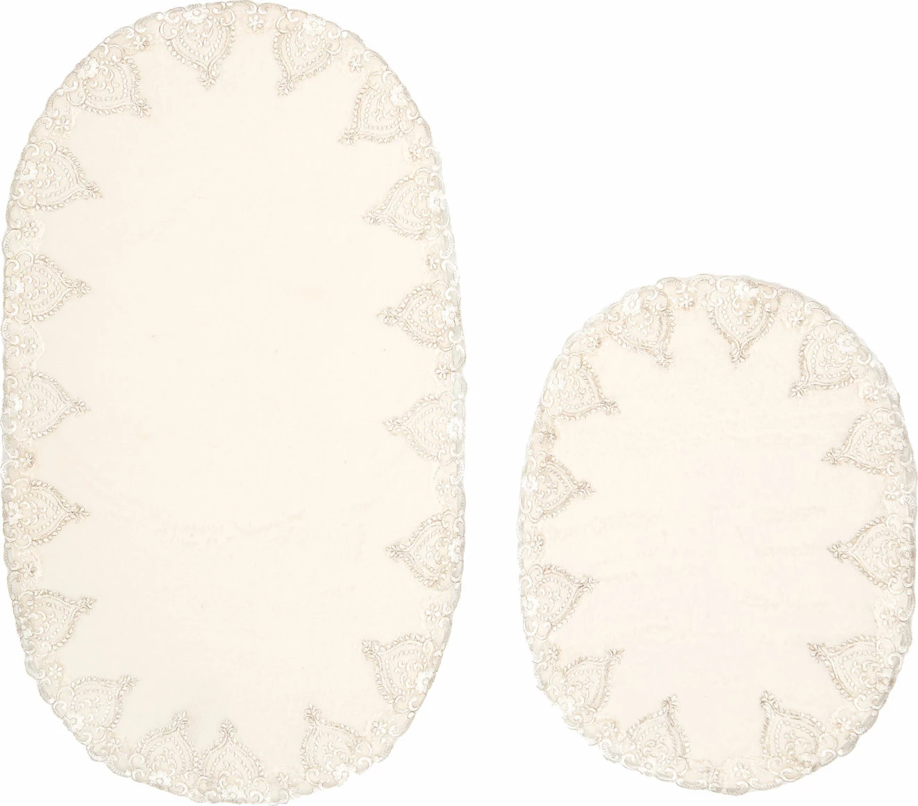 Set tapetash për banjo, 2 copë, krem, Mijolnir Zara - P