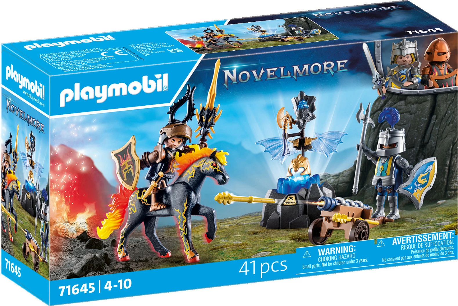 Set lodrash Playmobil Novelmore 71645, 41 copë, 4-10 vjeç