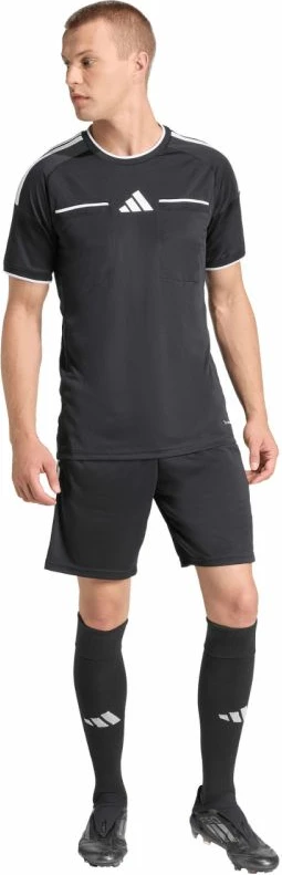 Fanellë gjyqtari adidas Referee 26 për meshkuj, e zezë