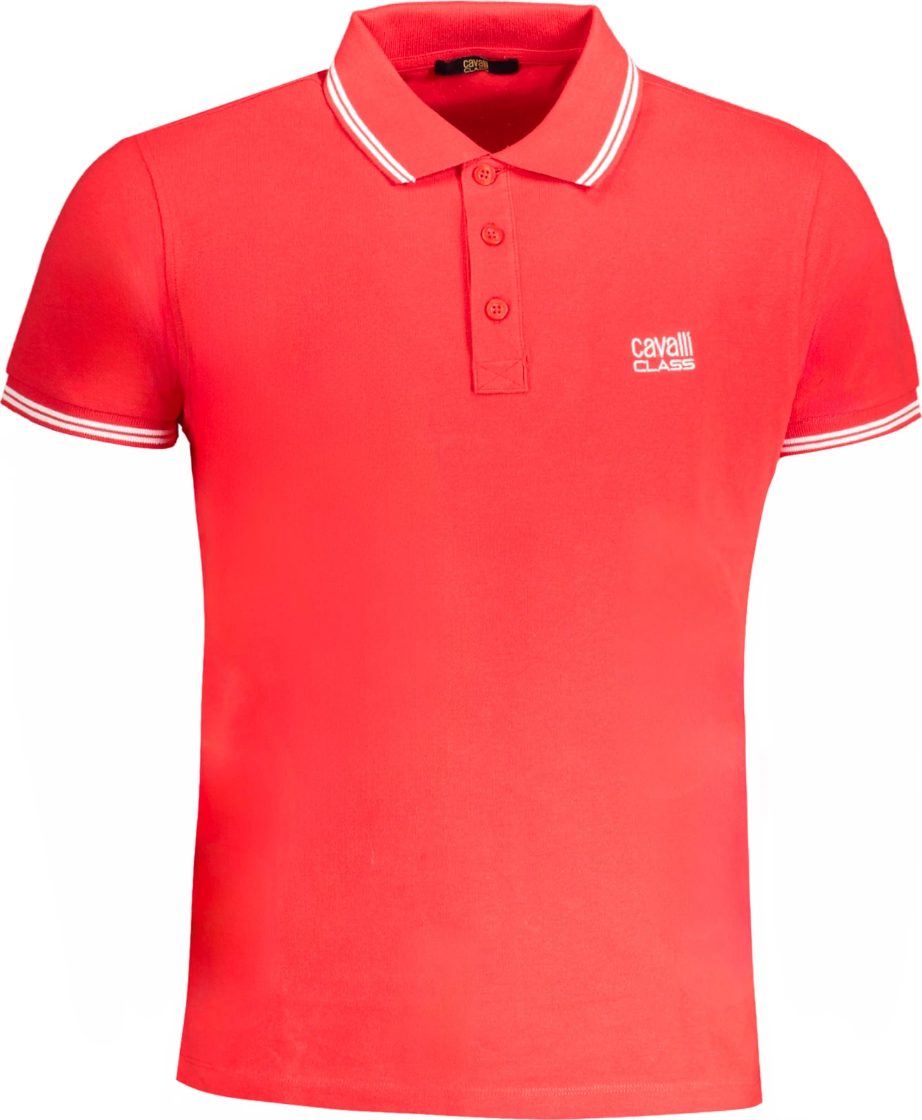 Maicë polo për meshkuj Cavalli Class, e kuqe