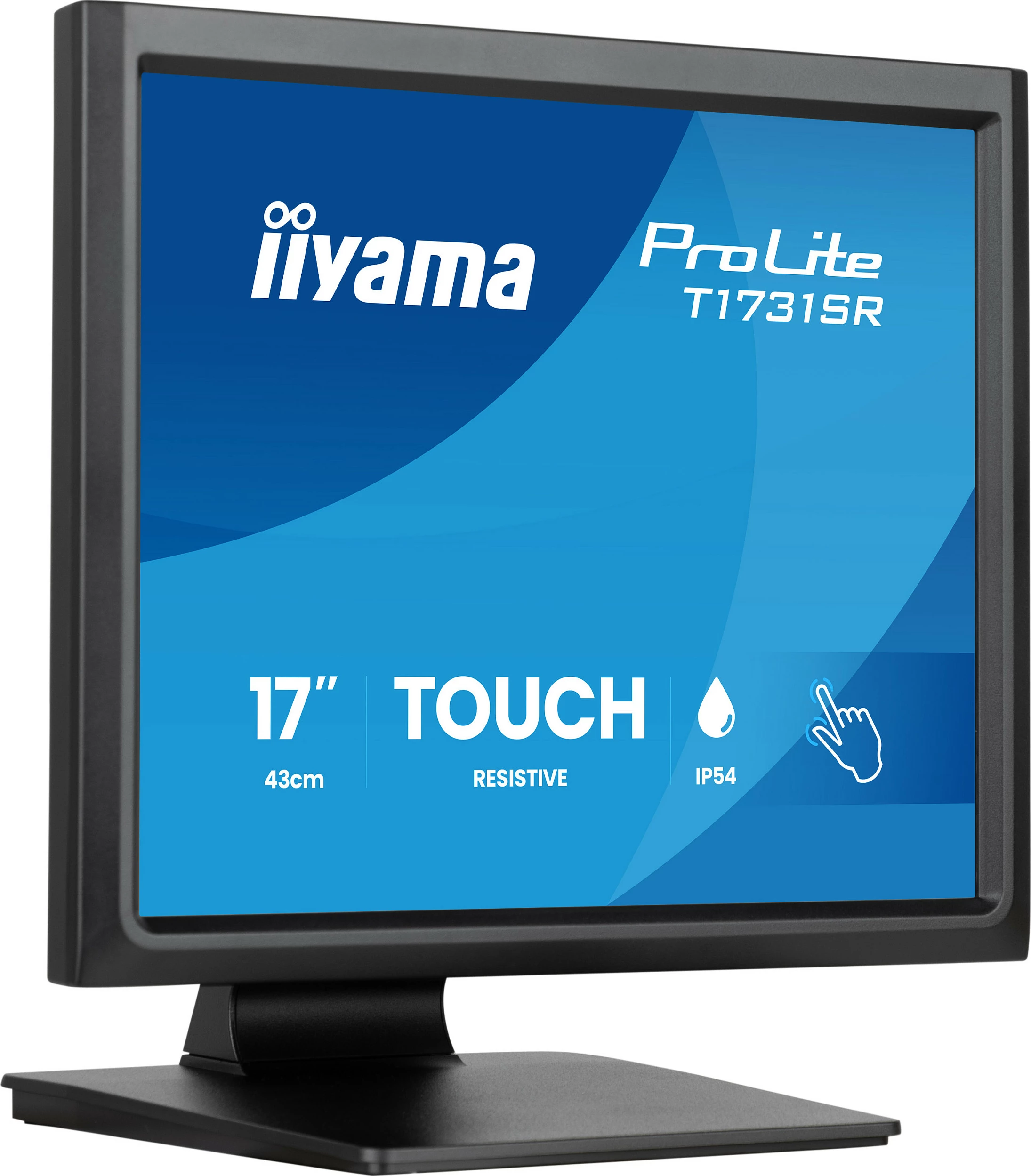 Monitor touch iiyama ProLite T1731SR-B2S 17", 1280x1024, HDMI/DisplayPort/VGA, altoparlantë, i zi