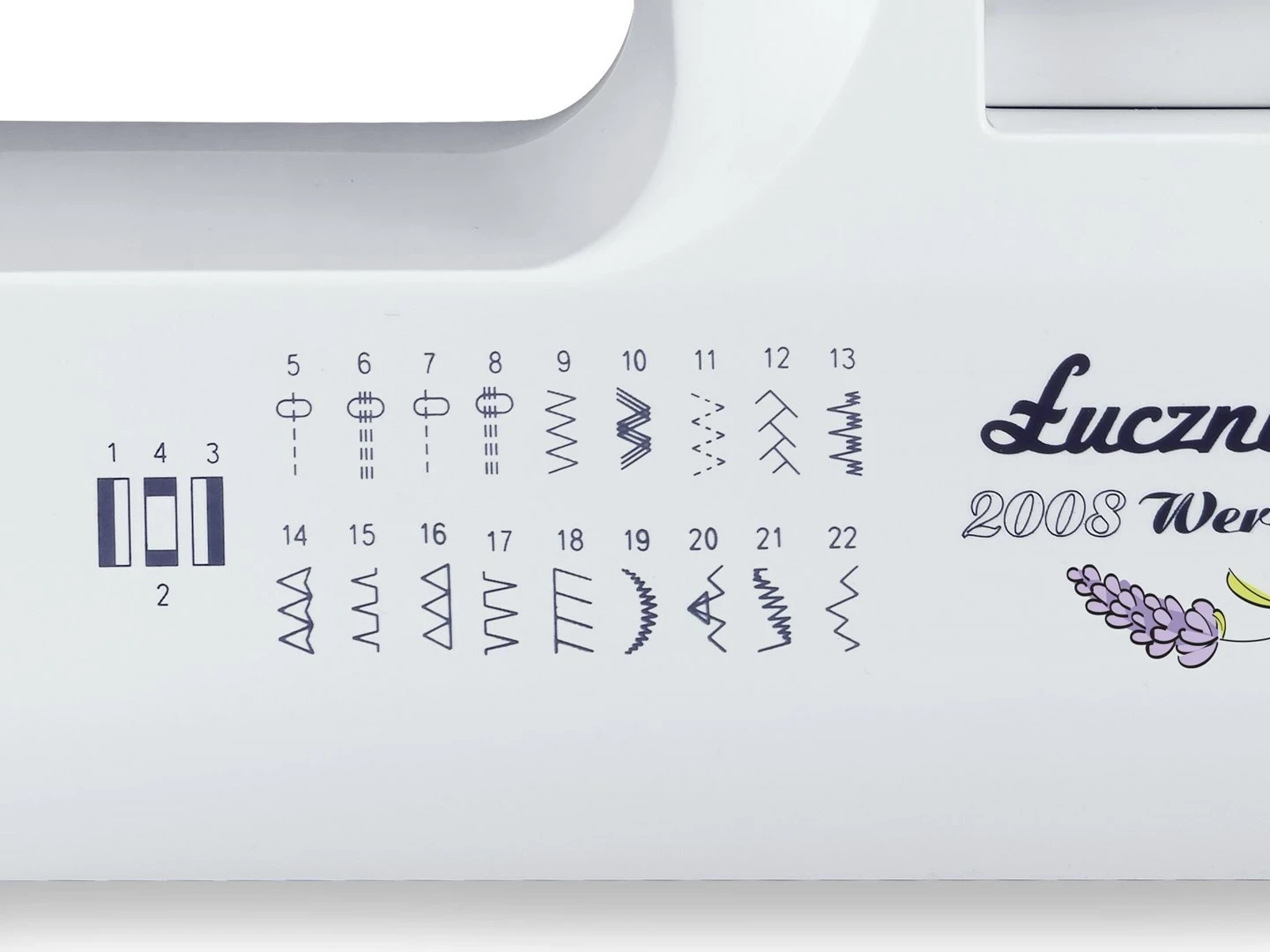 Makinë për qepje Łucznik Weronika 2008, e bardhë 