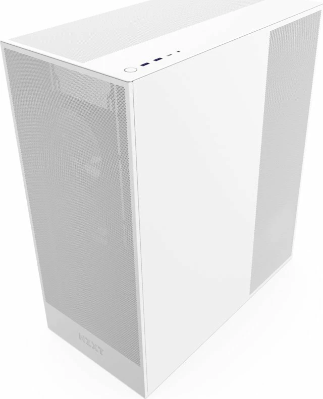 Kasë Nzxt H7 Flow RGB CM-H72FW-R1 Midi Tower, ATX/e-ATX, USB-C, me dritare, e bardhë