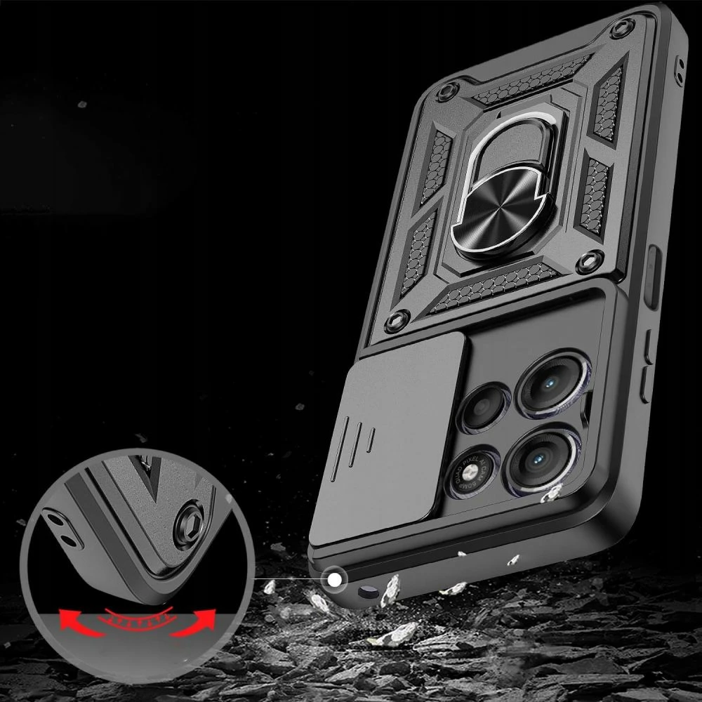 Mbështjellës Tech-Protect CamShield Pro për Motorola Moto G15, i zi