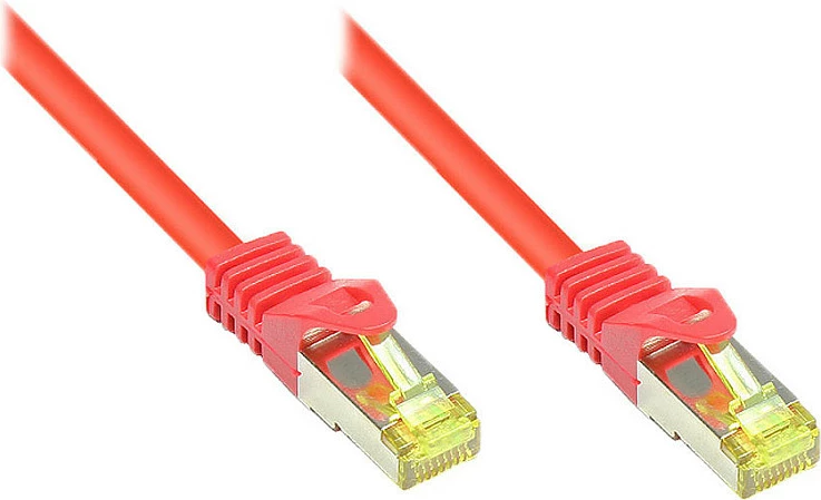 Kabllo rrjeti GoodConnections Cat7 S/FTP RJ45-RJ45, 30m, e kuqe
