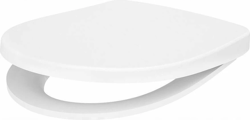 Kapak WC Cersanit Cersania Slim Wrap K98-0241, duroplast, antibakterial, soft-close, me buton easy-release, i bardhë