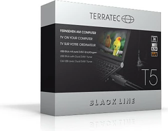 Marrës DVB-T USB TerraTec T5 Blackline Dual Tuner HD, i zi