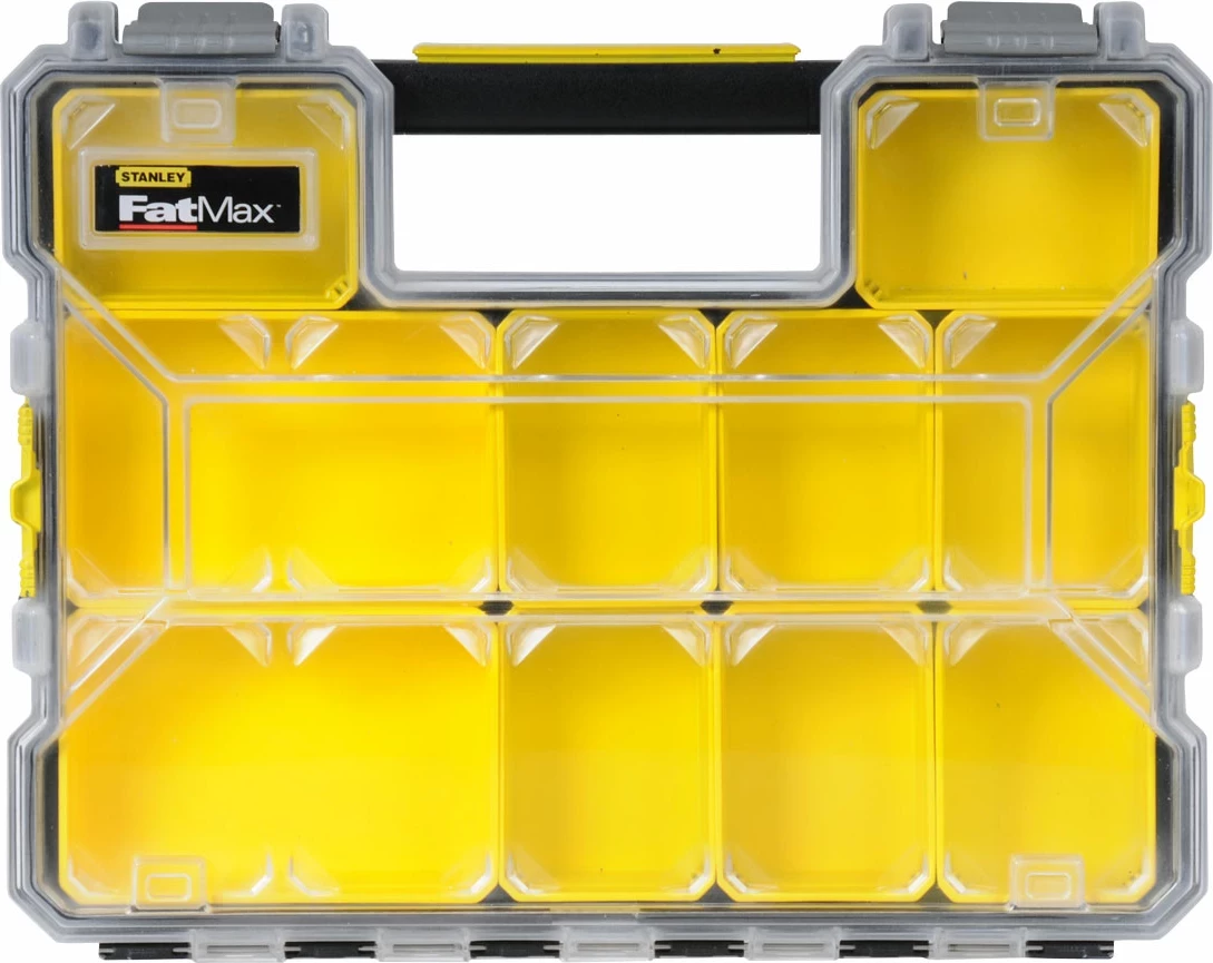 Kasë organizuese Stanley FatMax Pro 1-97-519, 44.6 x 7.54 x 35.7 cm, verdhë/gri