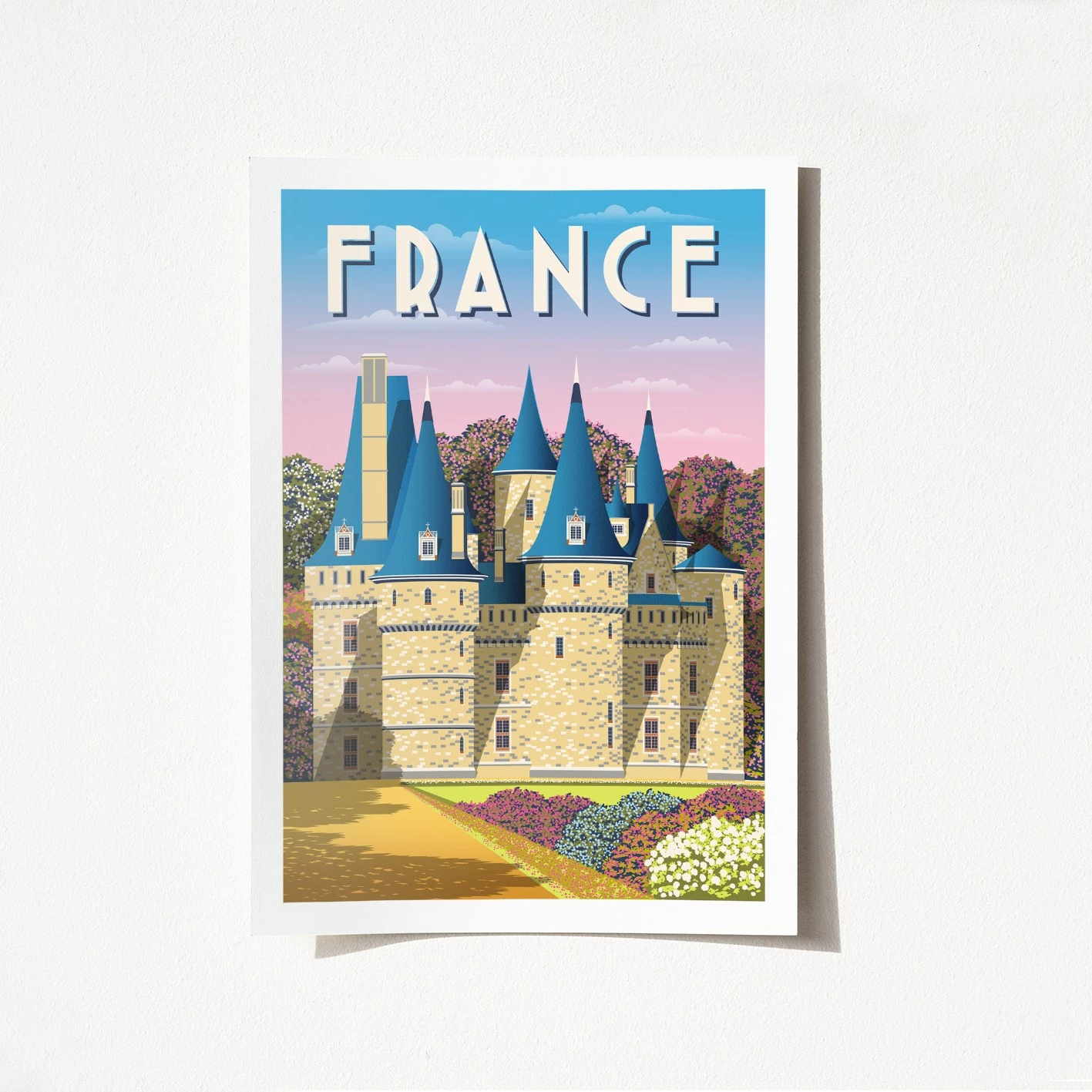 Poster A4 Wallity, Francë - 1971
