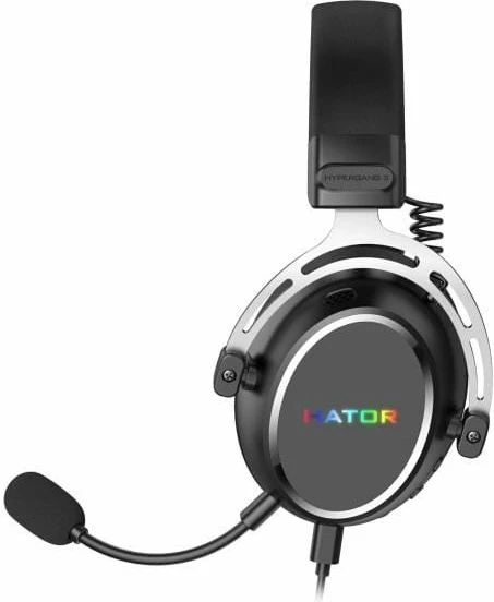 Kufje gaming Hator Hypergang 3 USB (ESH50), me mikrofon, 53 mm, të zeza
