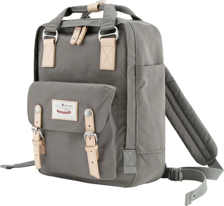 Çantë shpine Himawari 188L për laptop 14", najlon, gri