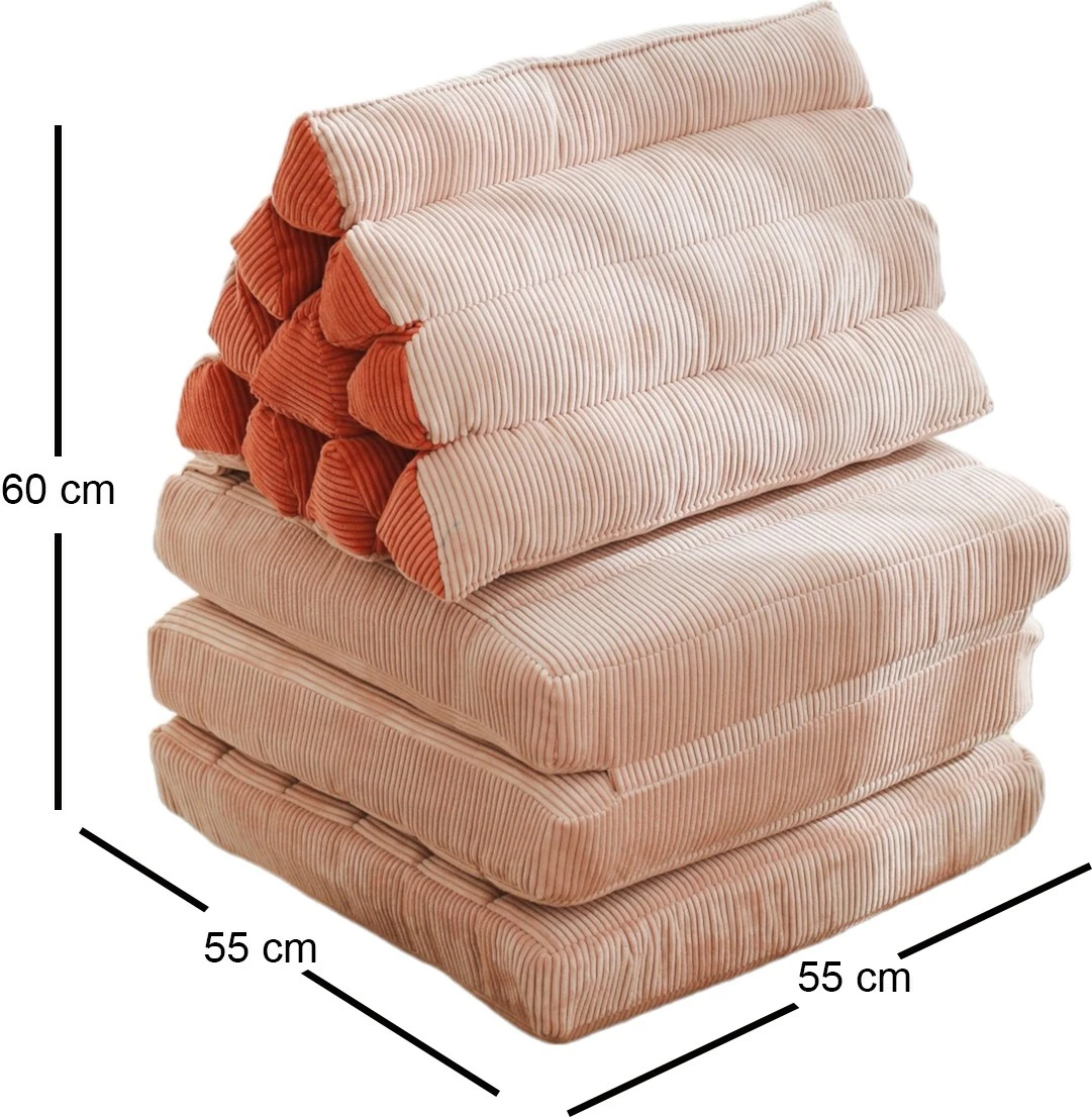 Jastëk i palosshëm Atelier del Sofa Keyf, rozë