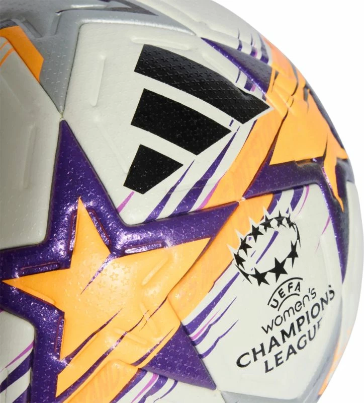 Top futbolli adidas UCL Womens Pro 26/27 League Stage KE5141, i bardhë/portokalli/vjollcë [Madhësia: 5]