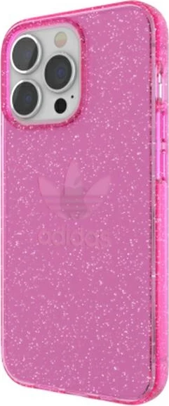 Mbështjellës Adidas OR për iPhone 13 Pro / 13 6.1", Glitter, rozë