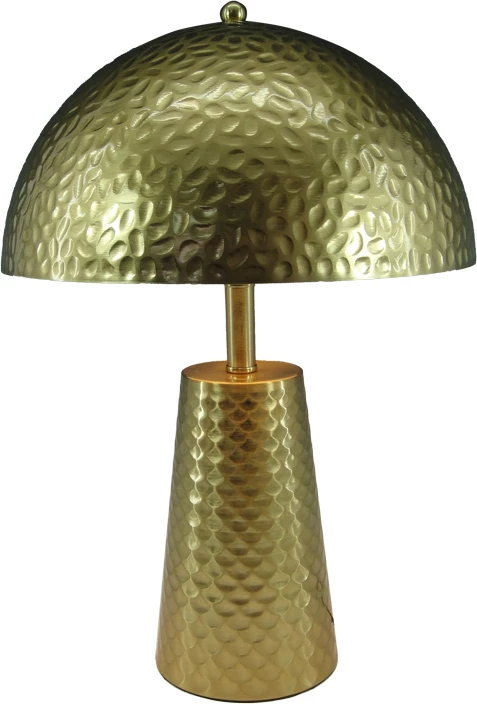 Llambë tavoline ambientale Inart E27 metalike ari D30x44cm