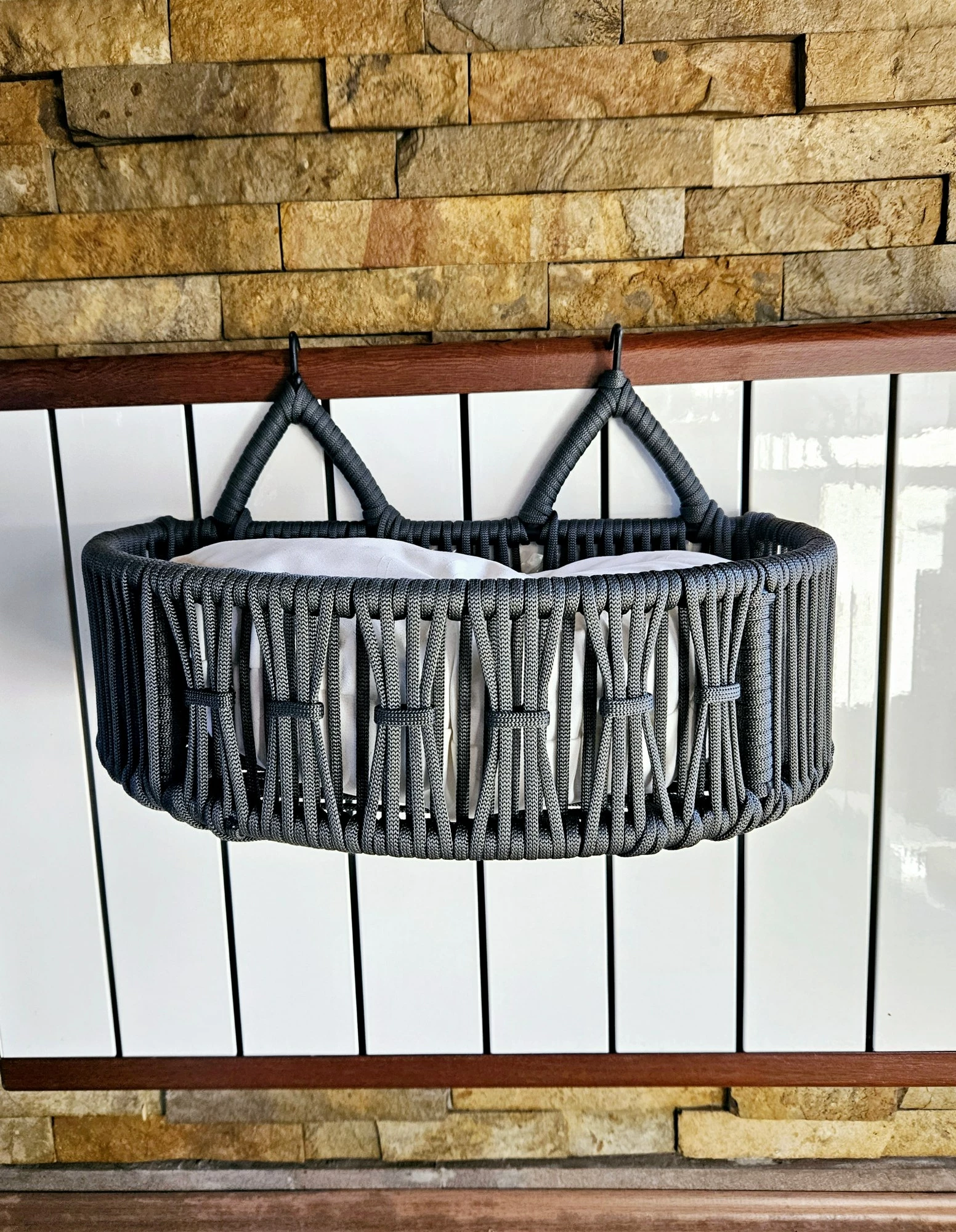 Shtrat për kafshë shtëpiake, Skye Decor, Peti, ngjyrë gri