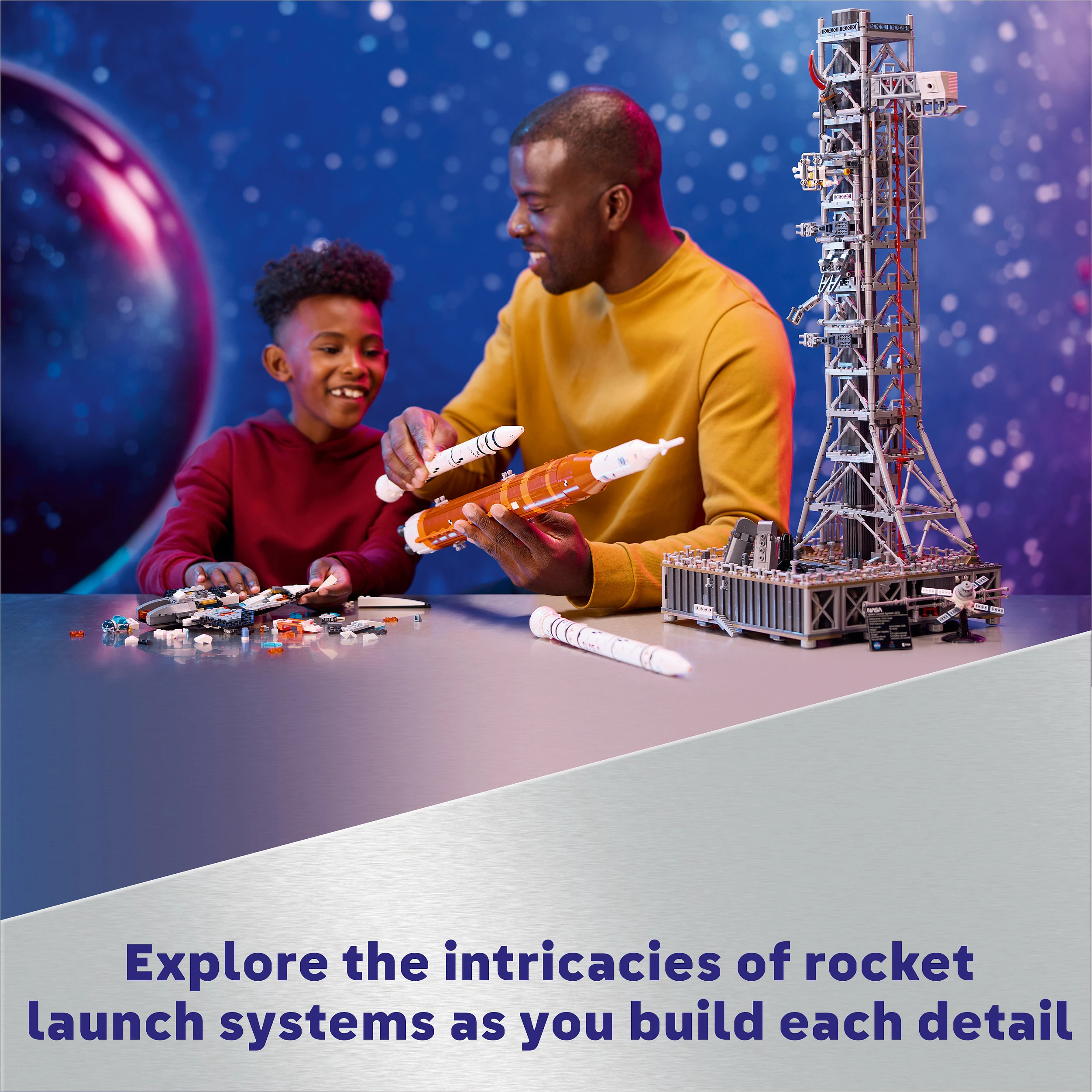 Set ndërtimi LEGO Icons NASA Artemis Space Launch System 10341, 3601 copë, multikolor
