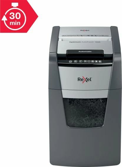 Grirës dokumentesh Rexel AutoFeed+ 150X P-4, 44 L, i zi