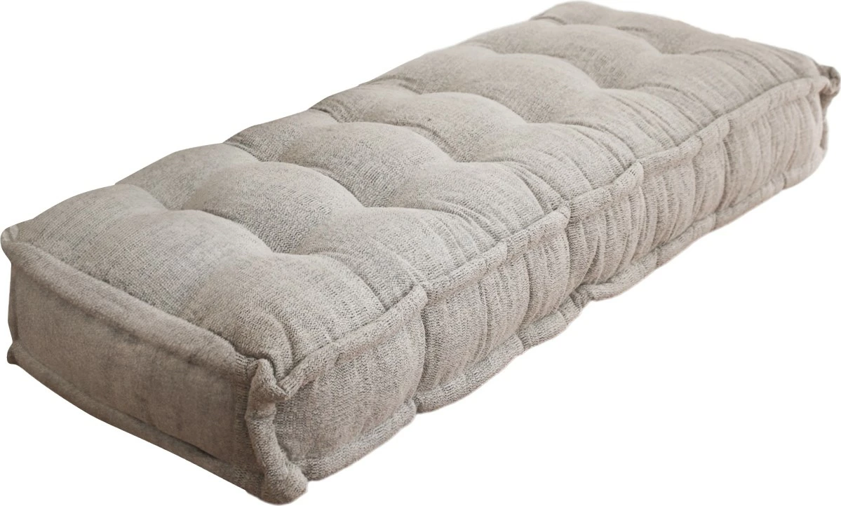 Jastëk i madh TEDDY, ngjyrë gri, Atelier del Sofa, Boho Dokuma