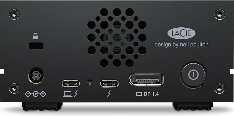 SSD LaCie 1big Dock Pro, 4 TB, USB Type-A, 3.2 Gen 1, 2800 MB/s, Ngjyrë e zezë
