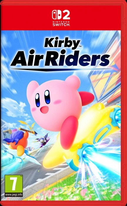 Lojë Nintendo Kirby Air Riders për Switch 2, EN (US) me subtitra PL, PEGI 7