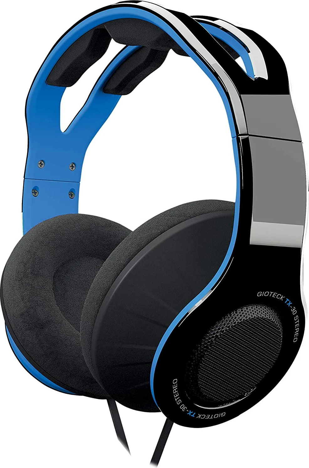 Kufje gaming Gioteck TX30 Megapack, wired 3.5mm, stereo, me mikrofon, për PS4/PS5/Xbox/Switch/PC, blu/zi
