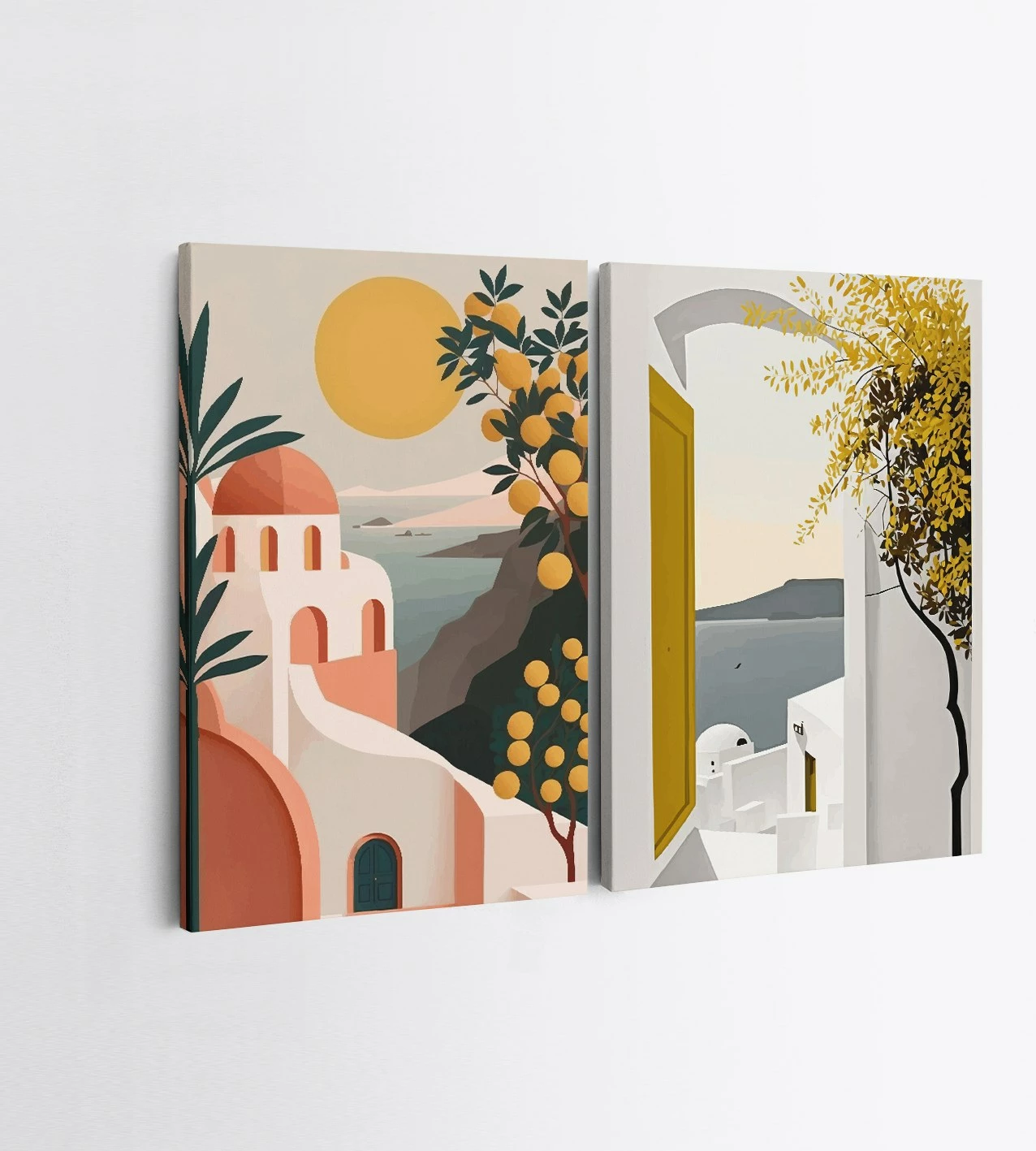 Pikturë dekorative në kanavacë (2 copë), Wallity, 2KNV4328, 70x100cm