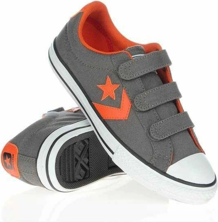 Atlete për fëmijë Converse, gri/portokalli [Madhësia: 33.5]