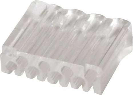Konektor RJ-45 VALUE 21.99.3065, Cat6, paketim 100 copë, transparent/metalike