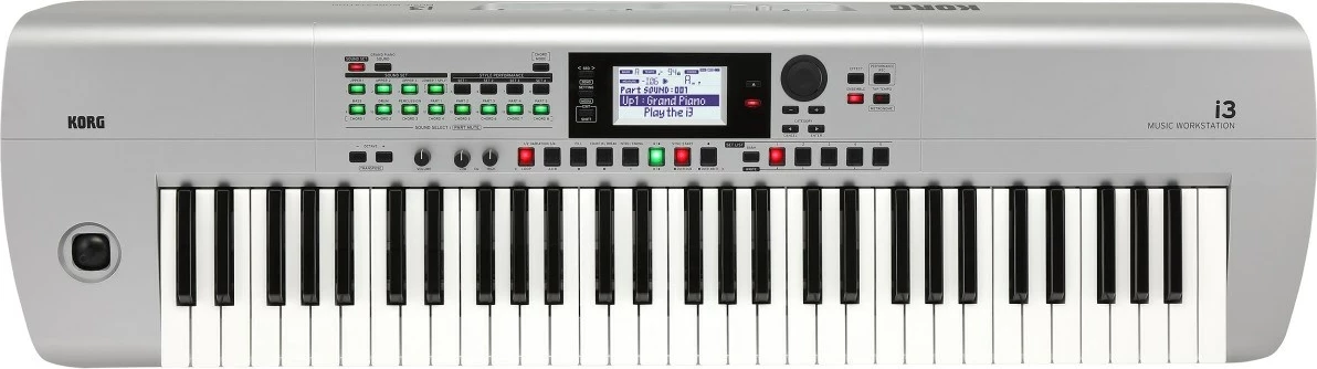 Sintetizator KORG I3MS, 61 taste, Argjendtë